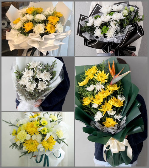 陕西宝鸡市麟游县酒房镇白事花束代送